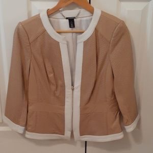 Ladies Leather Jacket White House Blk Market
